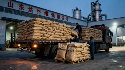 批发羧甲基纤维素装车发货现场