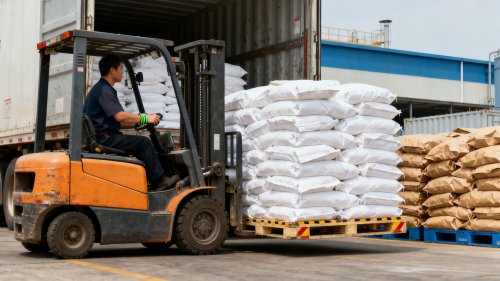 工厂厂区HPMC砂浆装车