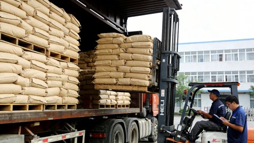 CMC羧甲基纤维素工业产品装车发货现场实拍