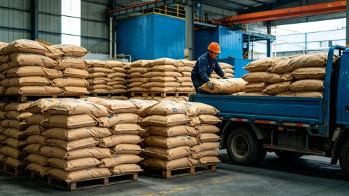 HPMC灰分指标产品装车现场低灰分羟丙基甲基纤维素批量发货